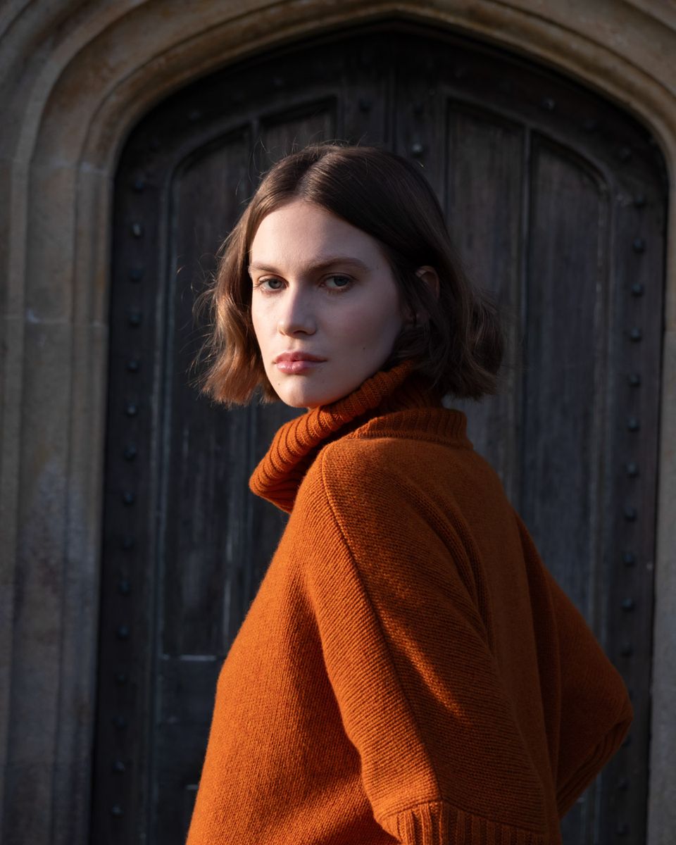 BIBICO Adela Jumper in Oxide (Burnt Orange)