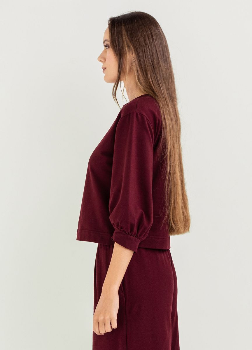 BEL KAZAN Lyra Top in Oxblood
