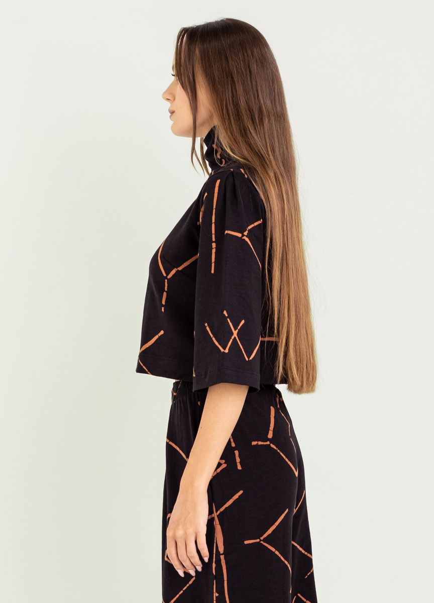 BEL KAZAN Batna Top in Black Stix