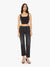 Mother Mid Rise Rambler Zip Flood in Spiked Hair Art Flair