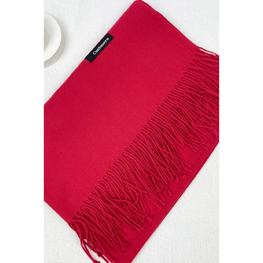 Love and Repeat Solid Cashmere Scarf