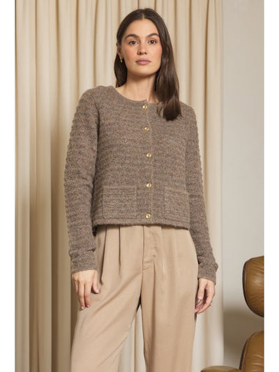 Stitches & Stripes Merritt Cardigan Walnut