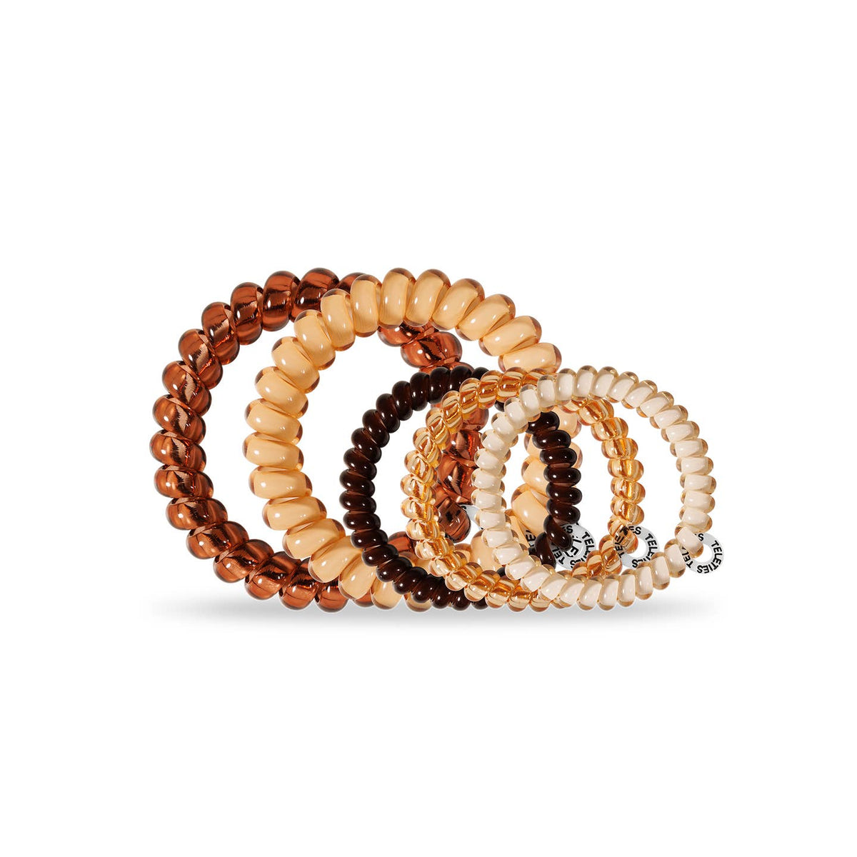 TELETIES  Spiral Hair Coil | Mix Pack | Anything But Basic Hair Ties