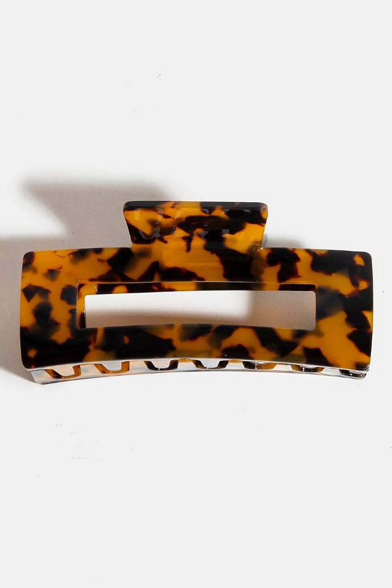 NYLAND Tortoise Rectangle Hair Claw