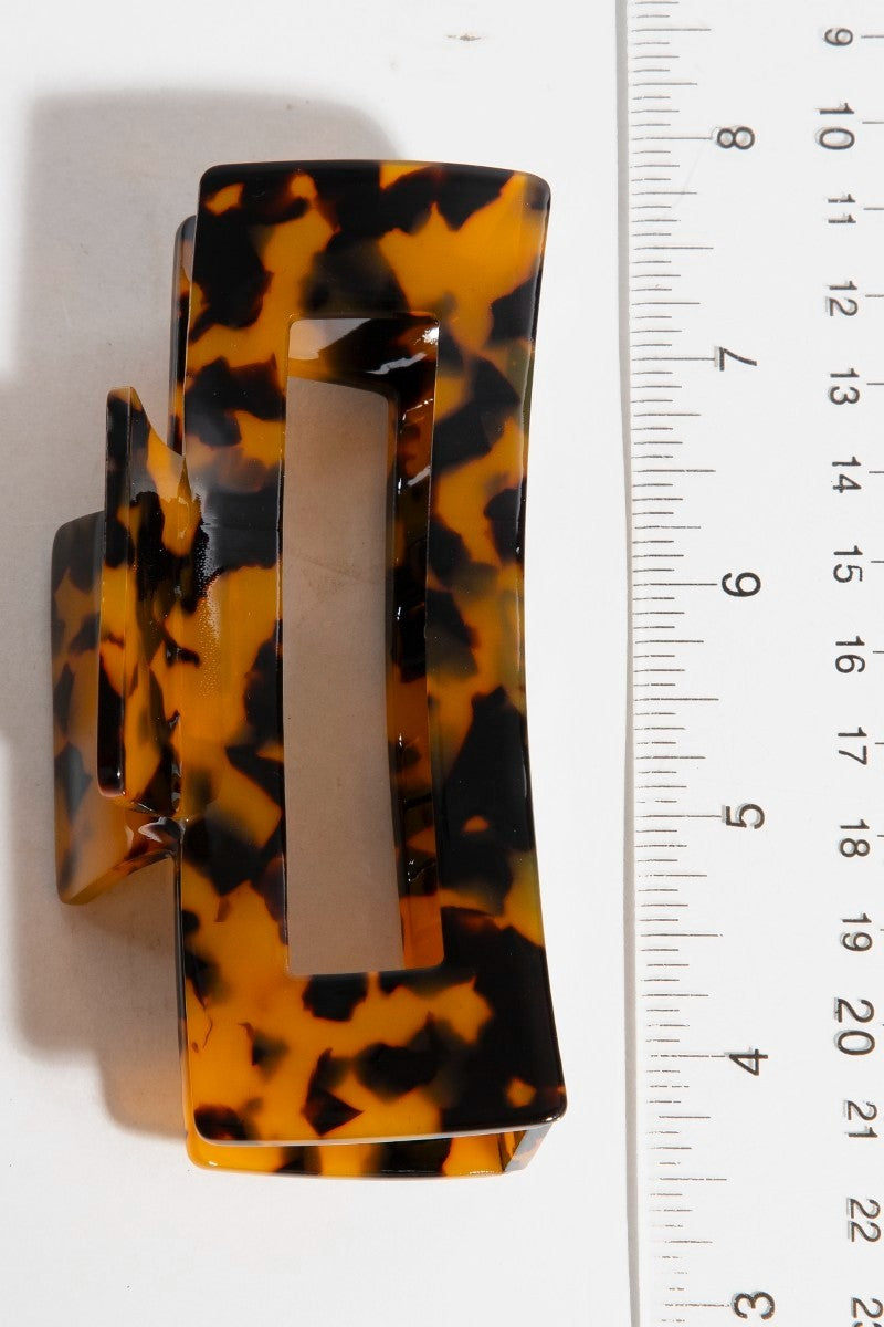 NYLAND Tortoise Rectangle Hair Claw