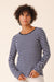 Prairie Underground Patterned Crew Navy Stripe