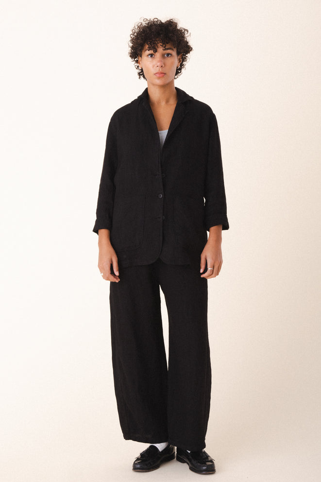 Prairie Underground Linen Work Pant Black