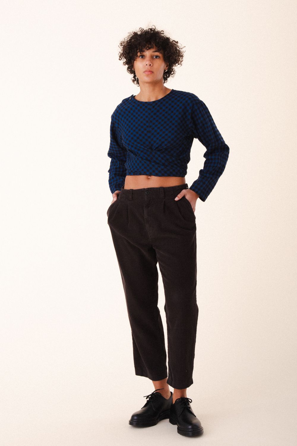 Prairie Underground Double Pleat Cords Brown Out