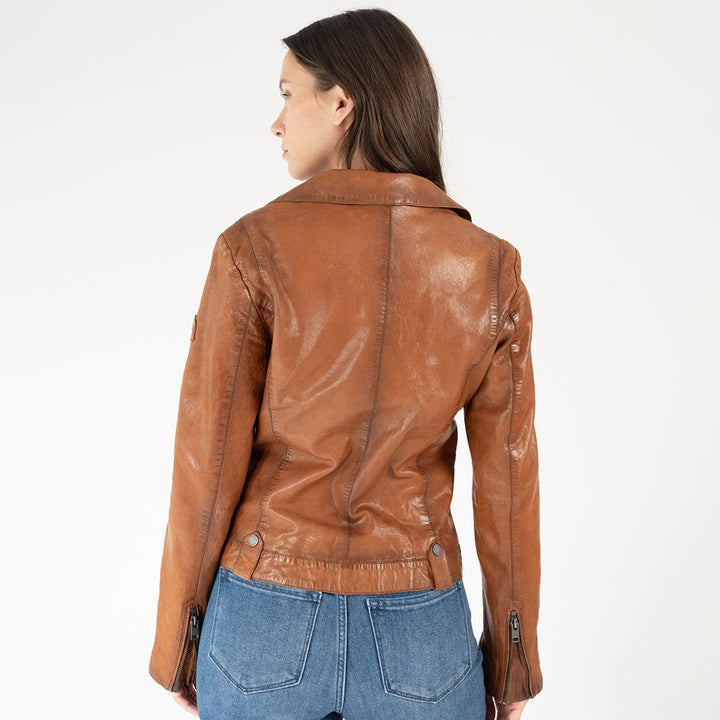 Mauritius Leather Fayola RF Jacket Cognac