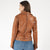 Mauritius Leather Fayola RF Jacket Cognac