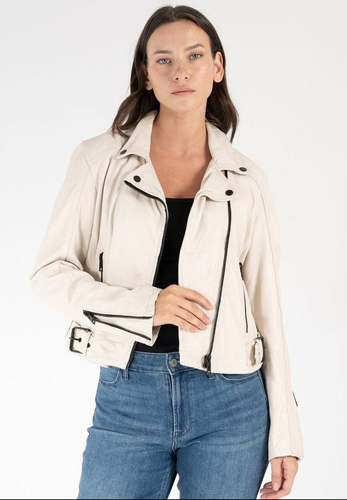 Mauritius Leather Bita RF Jacket White