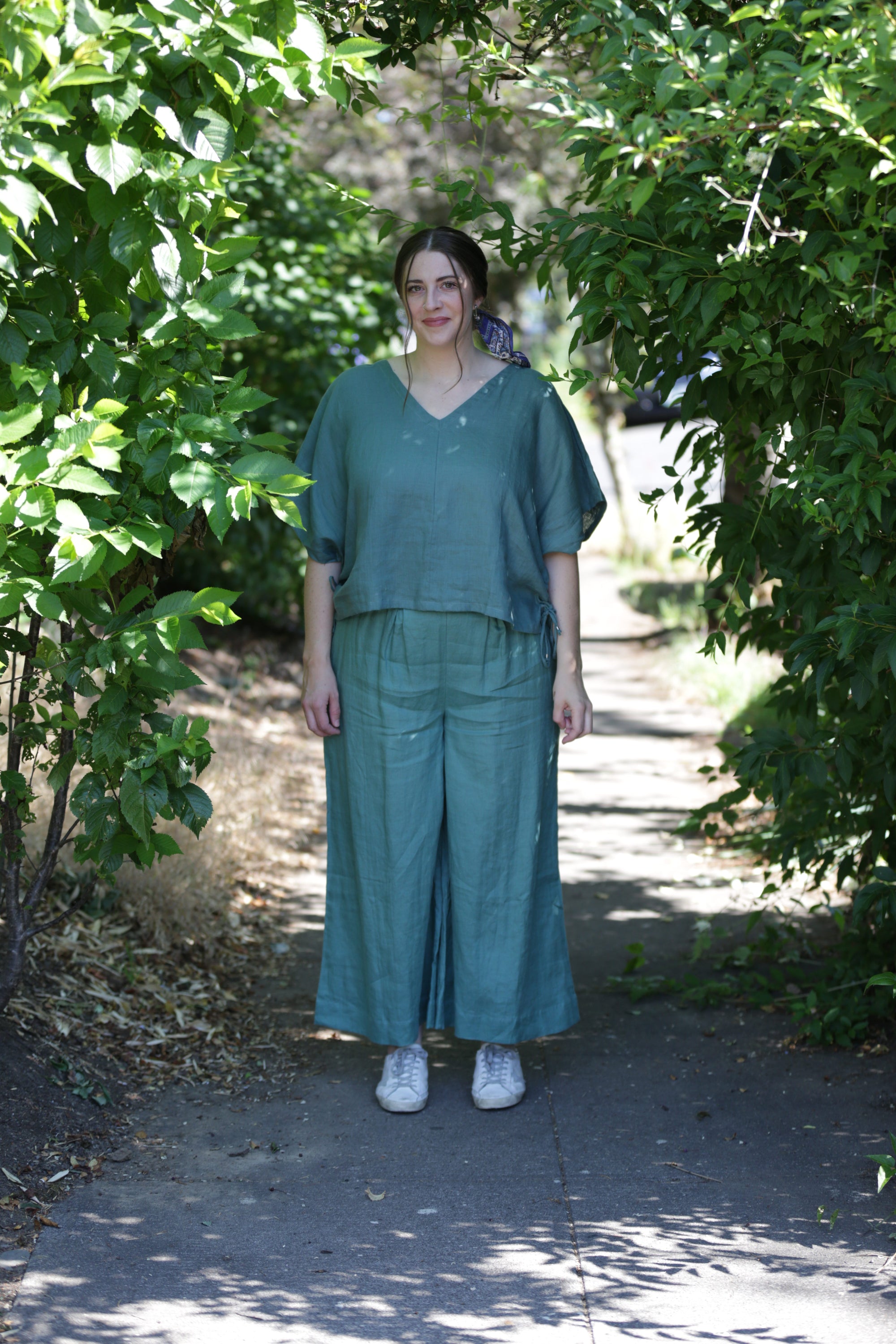 BEL KAZAN Atlas Pant in Seafoam