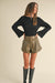 NYLAND Sorrel Ribbed Long Sleeve Knit Top Black