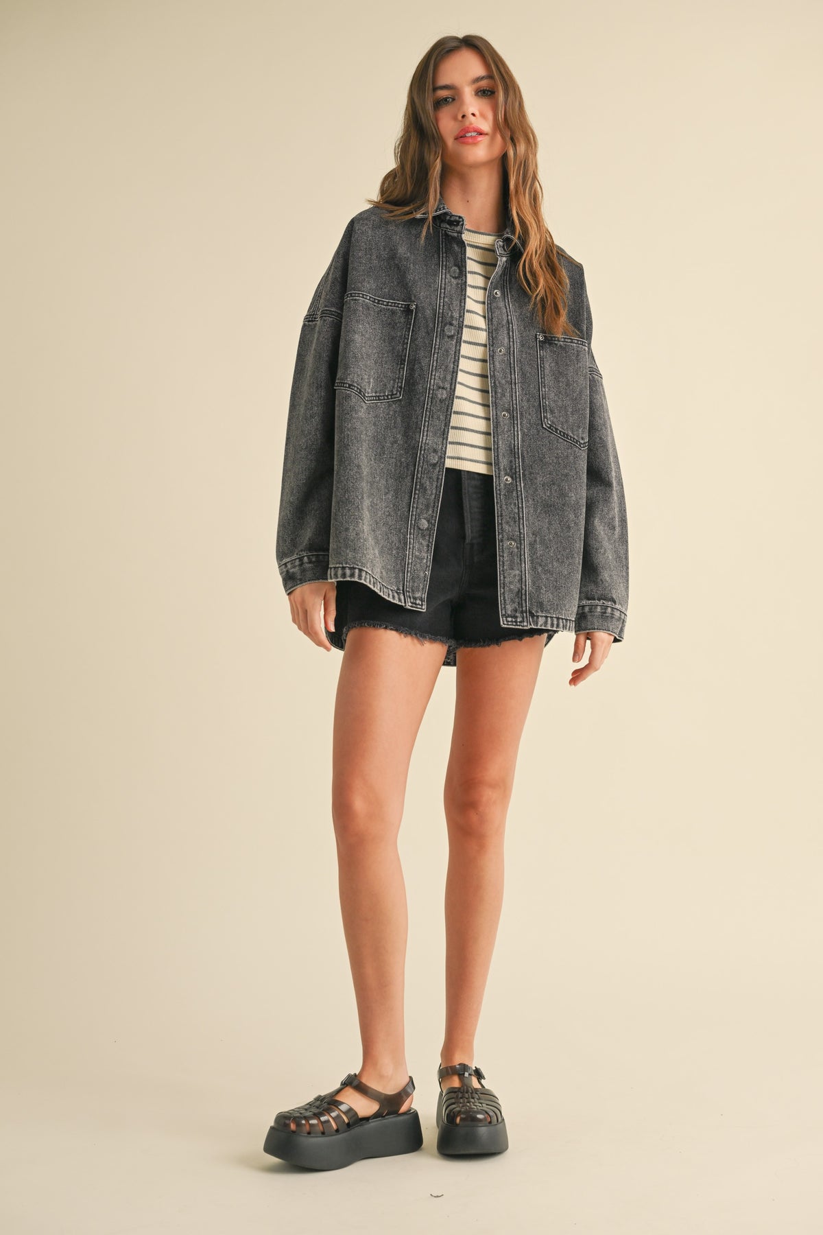 NYLAND Mila Denim Shacket