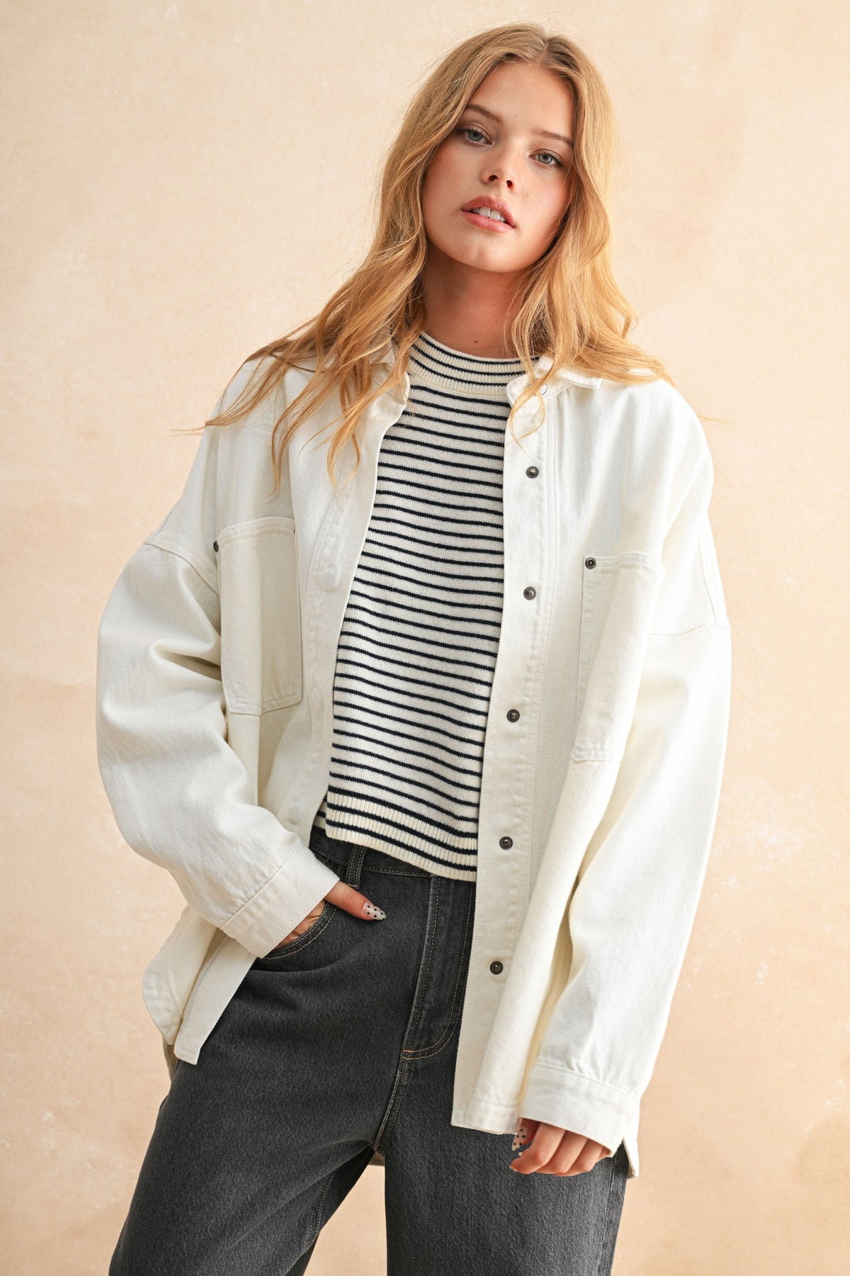 NYLAND Mila Denim Shacket