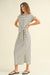 NYLAND Percy Stripe Pattern Knot Detail Dress
