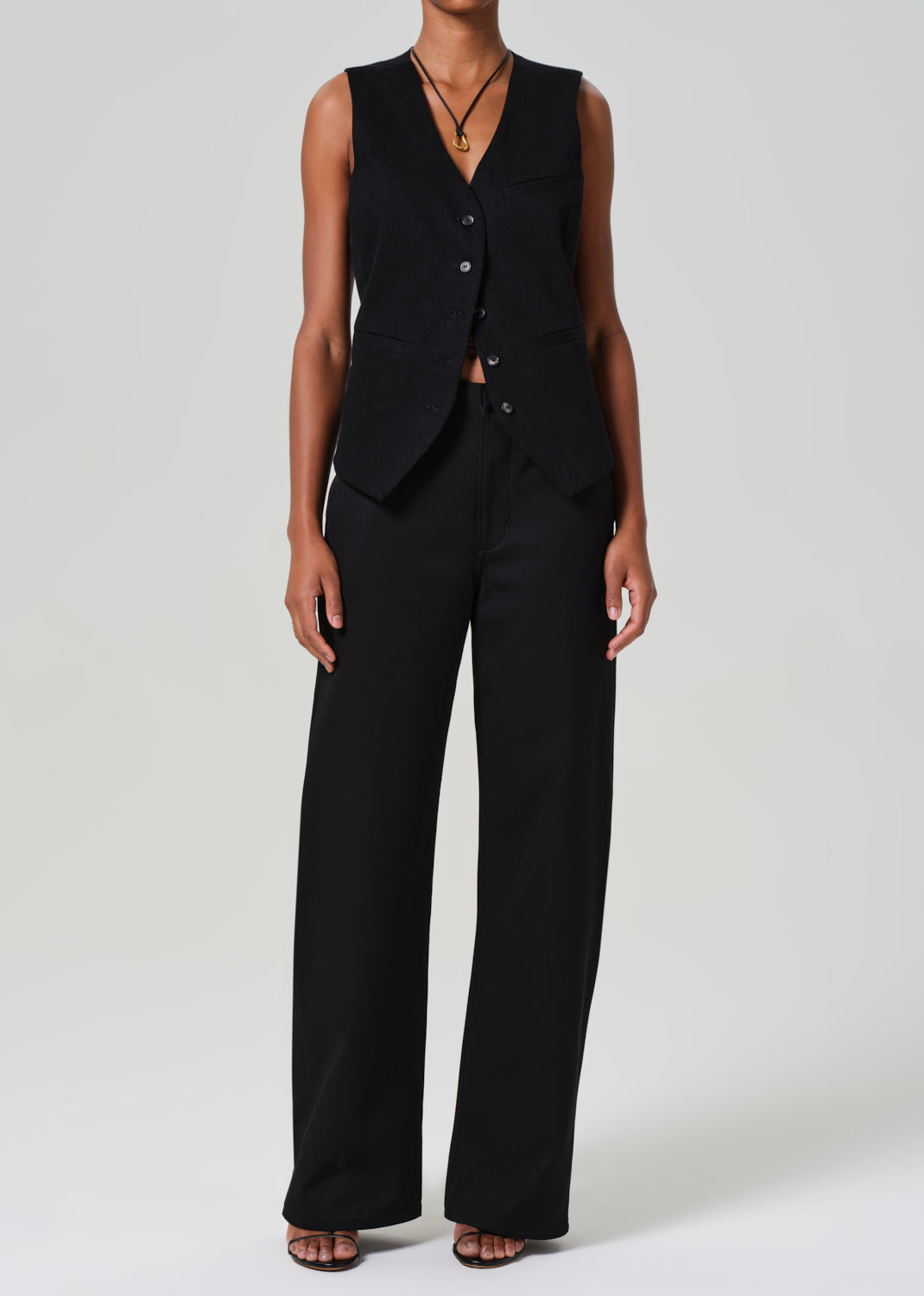 Citizens of Humanity Ayla Polish Trouser in Black