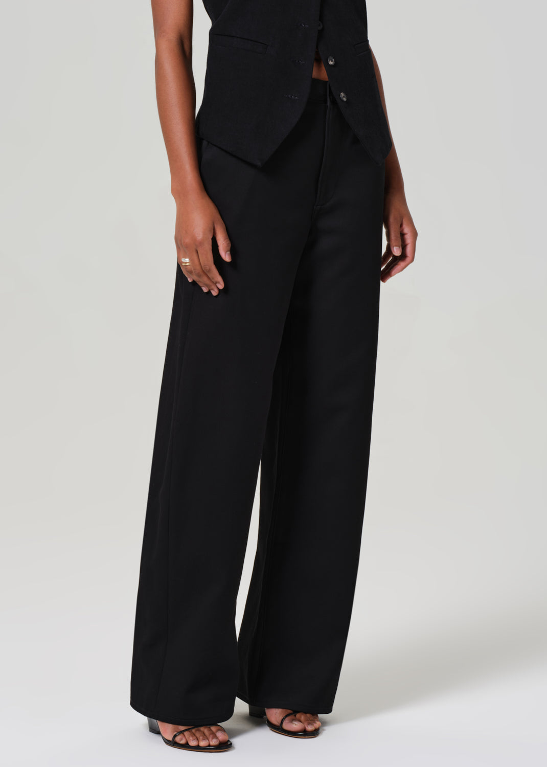 Citizens of Humanity Ayla Polish Trouser in Black