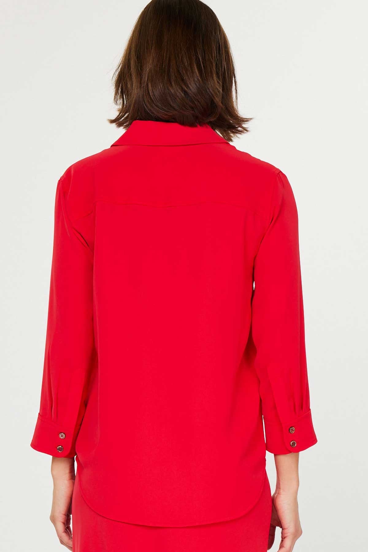 NYLAND Emersyn 3/4 Sleeve Button Down Shirt