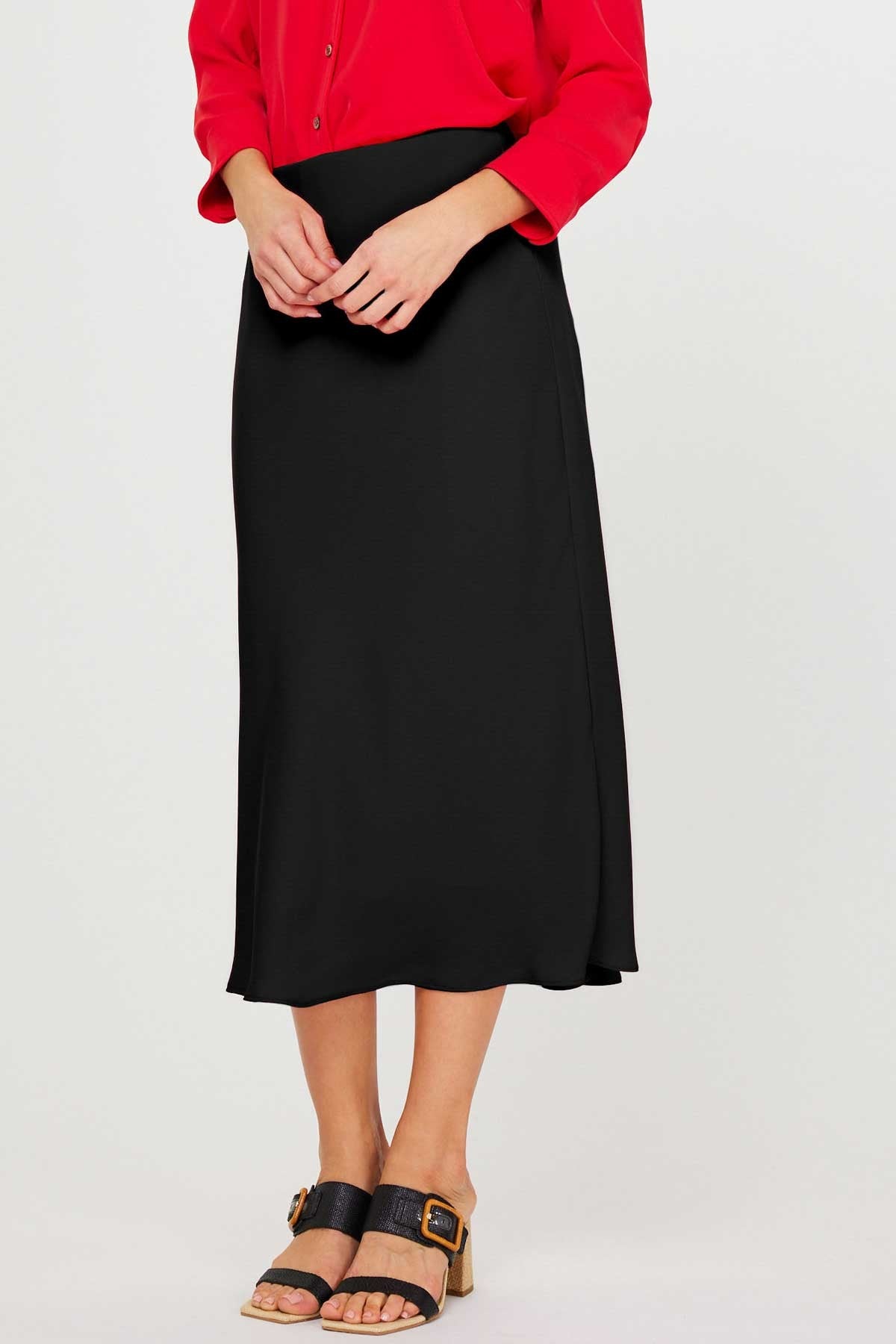 NYLAND Sherry Bias Midi Skirt