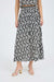 Gild Gigi Geo Pattern Pleated Midi Skirt