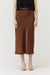 NYLAND Raine Satin Mermaid Fit Skirt Chocolate