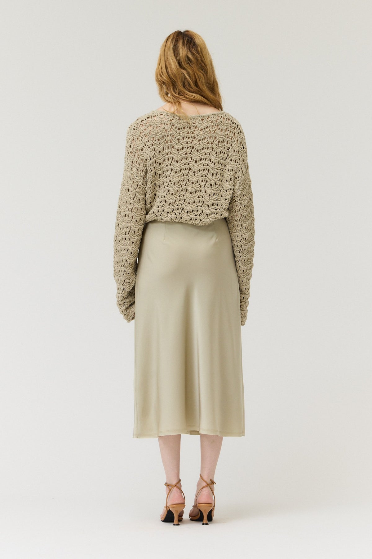 NYLAND Raine Satin Mermaid Fit Skirt