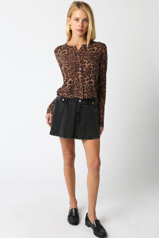 DEON Essential Leopard Cardigan