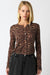 NYLAND Christine Leopard Knit Top