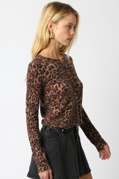 DEON Essential Leopard Cardigan