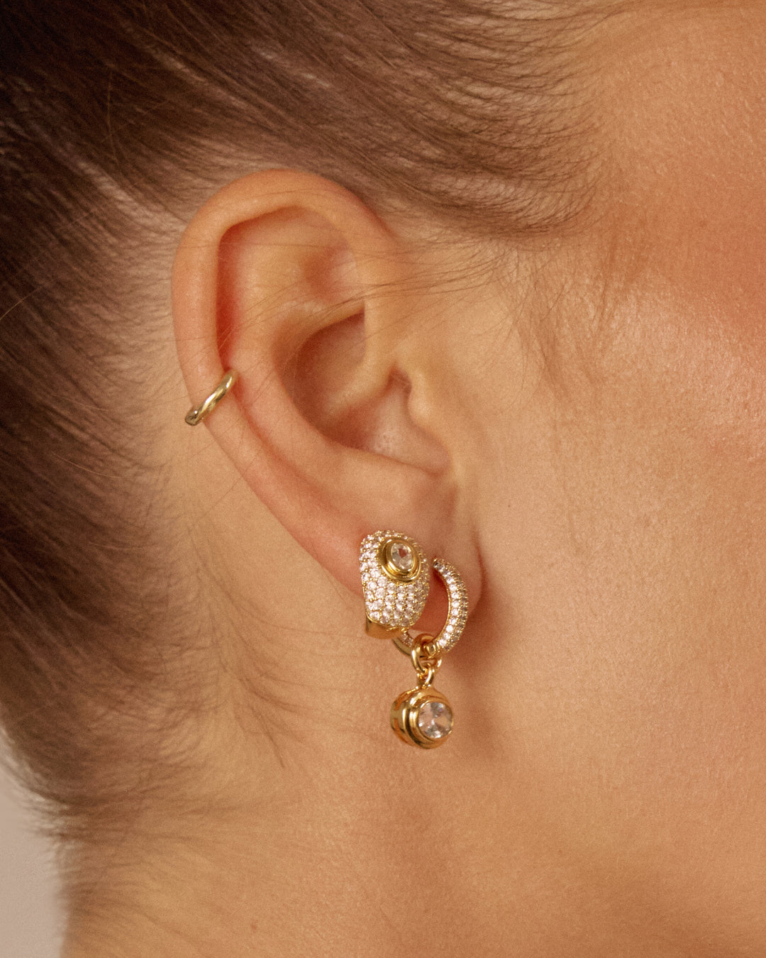 LUV AJ The Pave Jewelle Studs