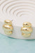 ADORN Odilia Solid Triple Oval Drop Earrings