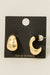 ADORN Joie Curved J Hoop Earrings