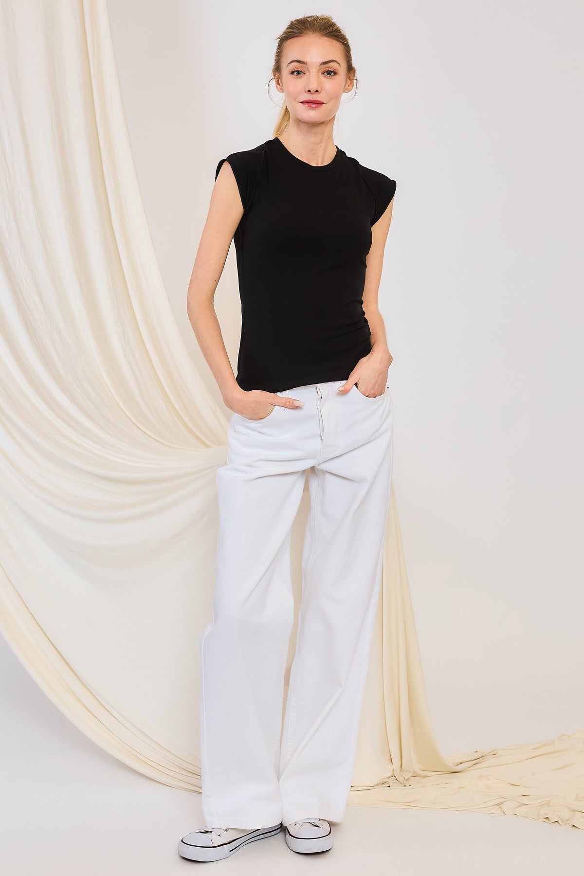 DEON Raglan Cap Sleeve Tee