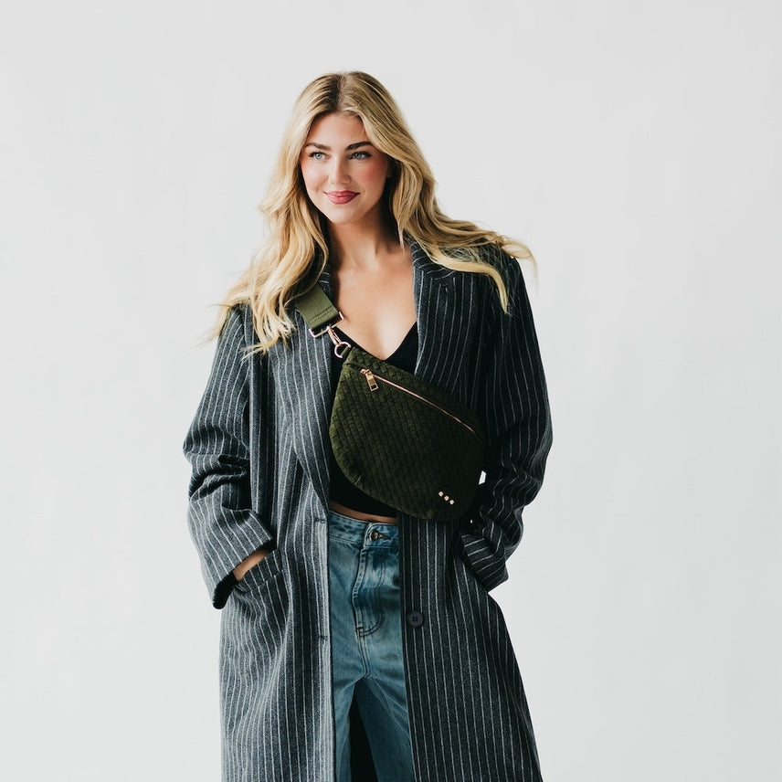 Pretty Simple Suede Westlyn Bum Bag