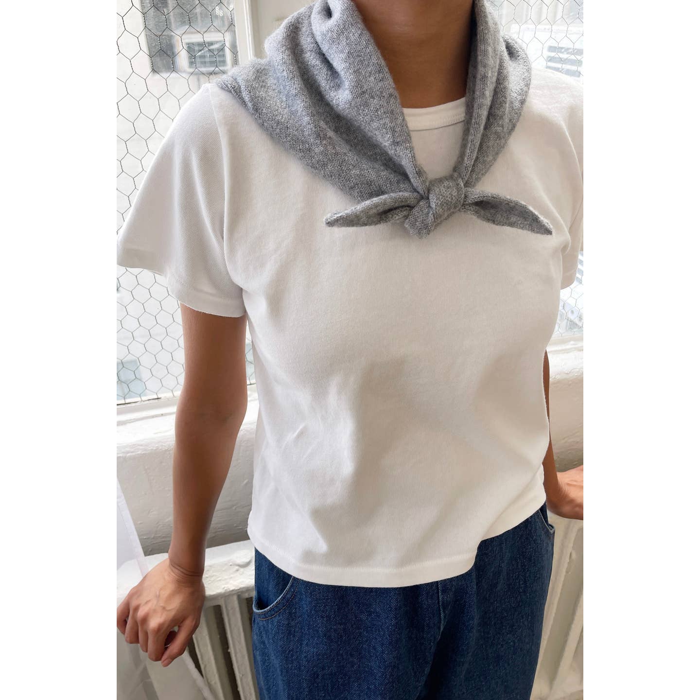 Le Bon Shoppe Cashmere Bandana Heather Grey