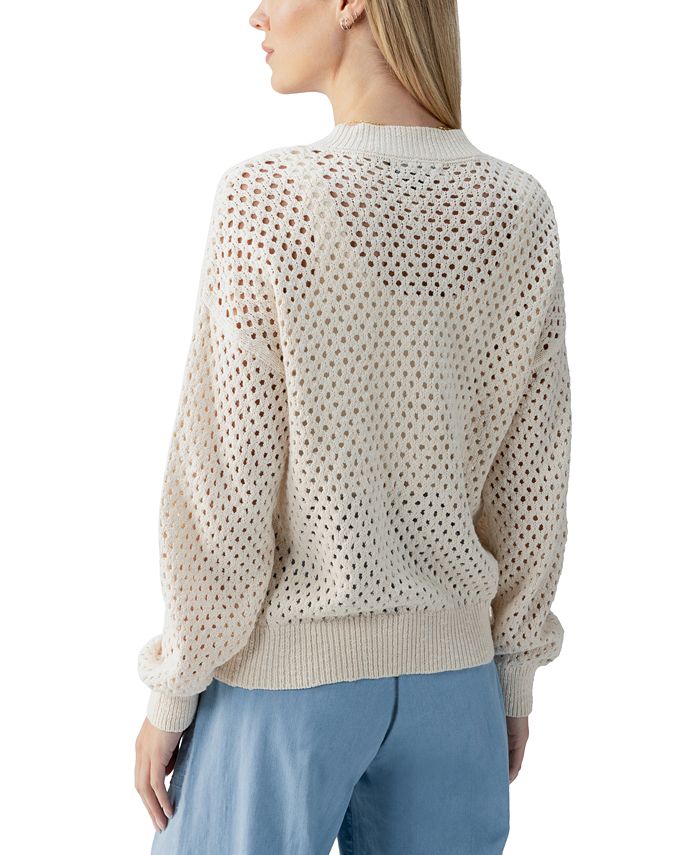 Sanctuary Open Knit Bomber