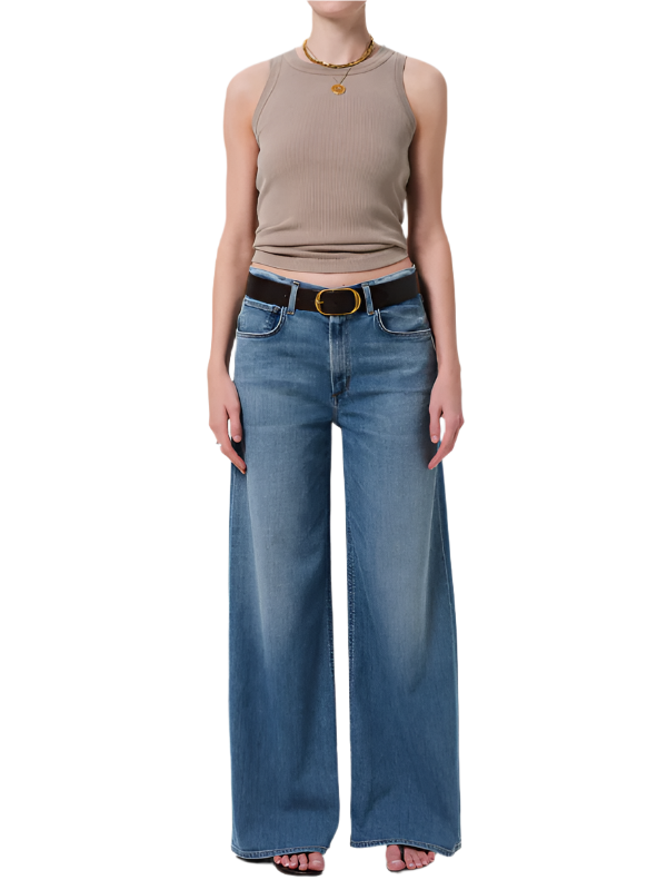 Citizens of Humanity Lyra Long Wide Leg in Bhodi