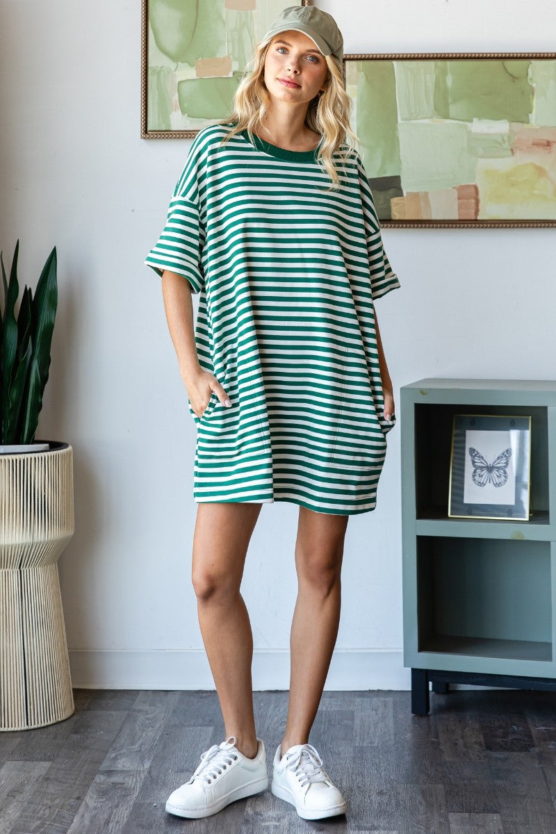 NYLAND Kacey Boxy Striped Dress
