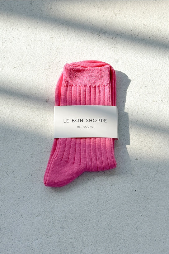 Le Bon Shoppe - Her Socks Mercerized Combed Cotton Rib
