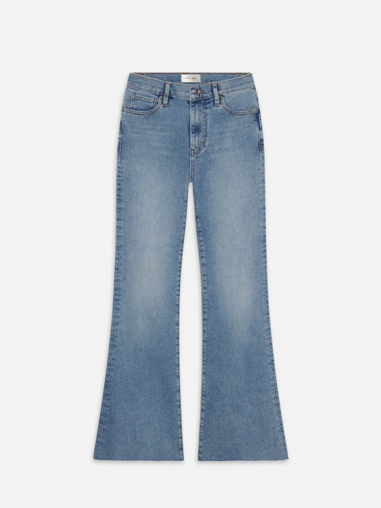 FRAME The Icon Mid Rise Flare in LRKR