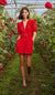 Farm Rio Red Eyelets Romper