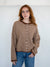 Things Between Piper Cardigan - Mini Striped Brown