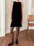 EMERSON FRY Marcelle Shift Dress in Black Beauty