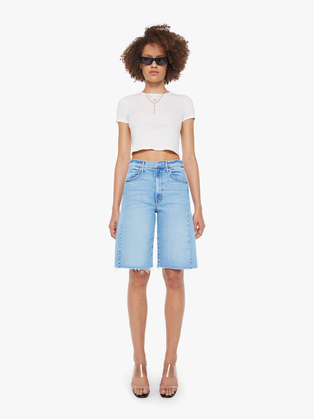 Mother The Half-Pipe Bermuda Fray in Sow Surreal