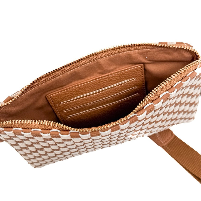Pretty Simple Emma Woven Clutch Wristlet