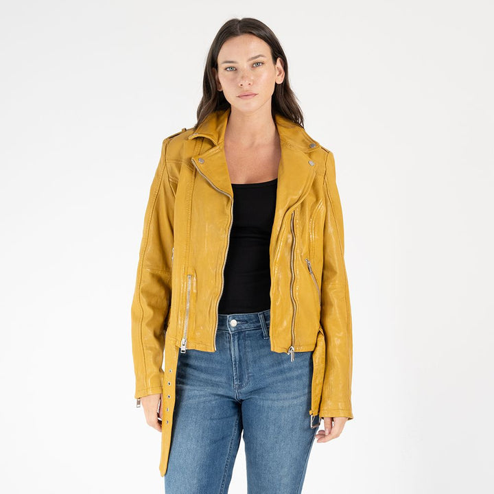 Mauritius Leather Wild 2 RF Jacket in Sunrise