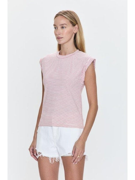 PISTOLA Olivia Top White Ruby