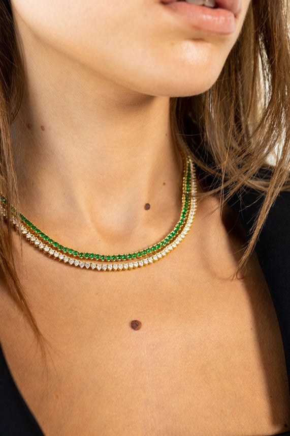 SAHIRA Melinda Tennis Necklace - 16&quot;