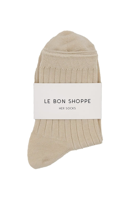 Le Bon Shoppe - Her Socks Mercerized Combed Cotton Rib